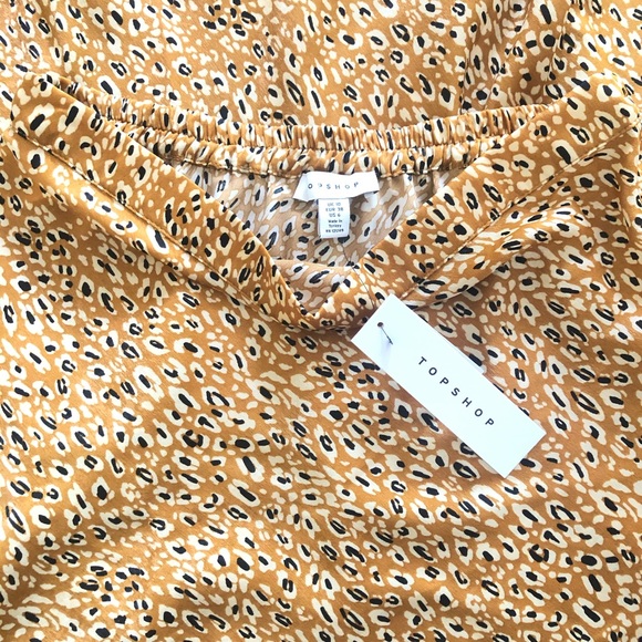 TOPSHOP - Satin Flounce Skirt NEW Size US6 - Picture 5 of 5